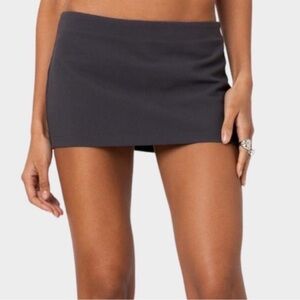 Edikted Charcoal Mini Skirt